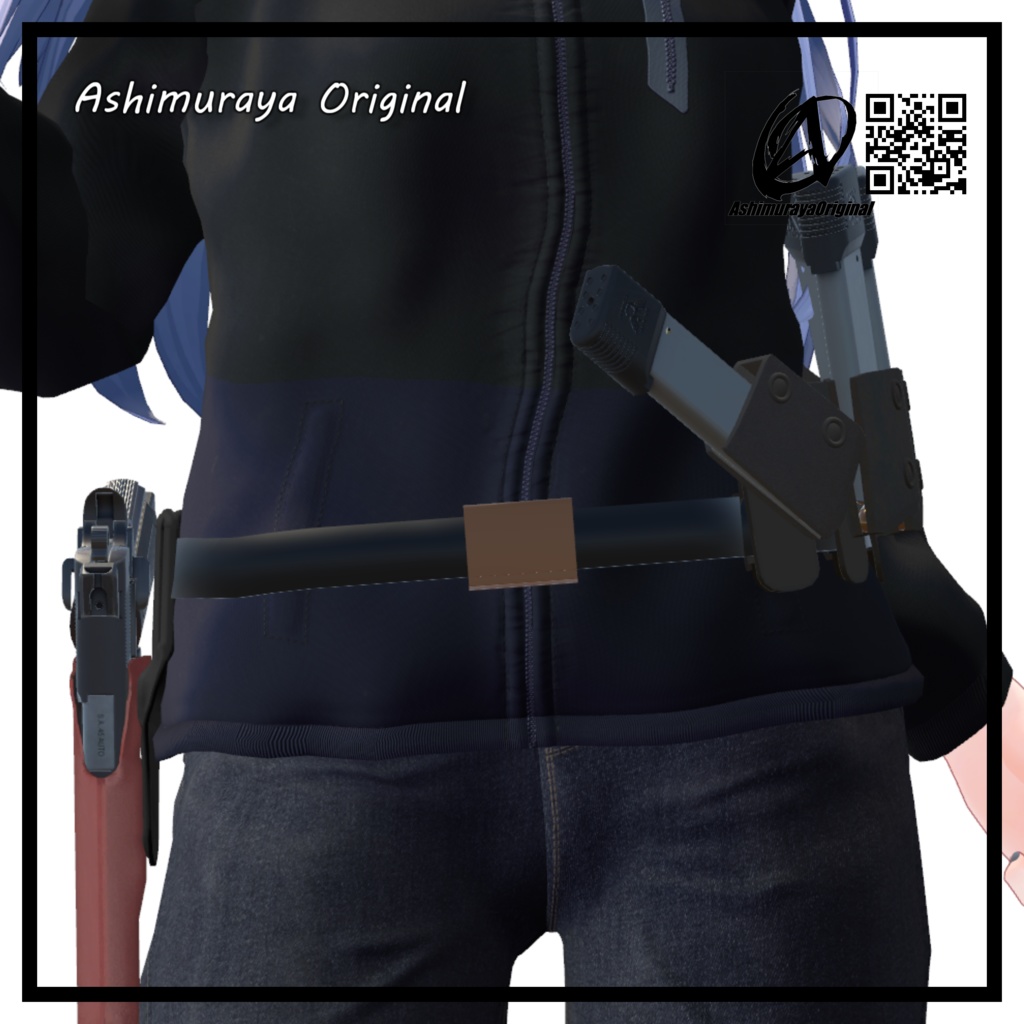 【 #脚村屋】コンペティションピストルマグポーチ【シングルスタック用】