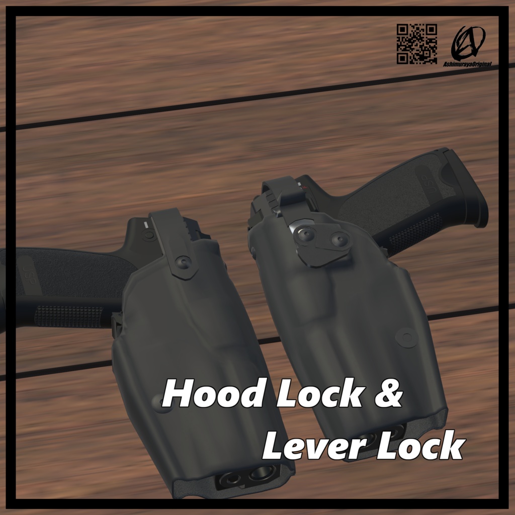 【H&K USP】フード&レバー ダブルロックホルスター【脚村屋】