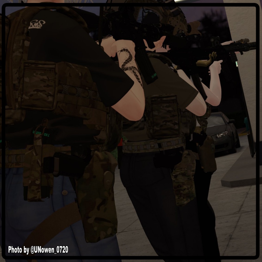 【桔梗、しなの、森羅用】ベルトループ&ストラップ【コンバットパンツ向け】