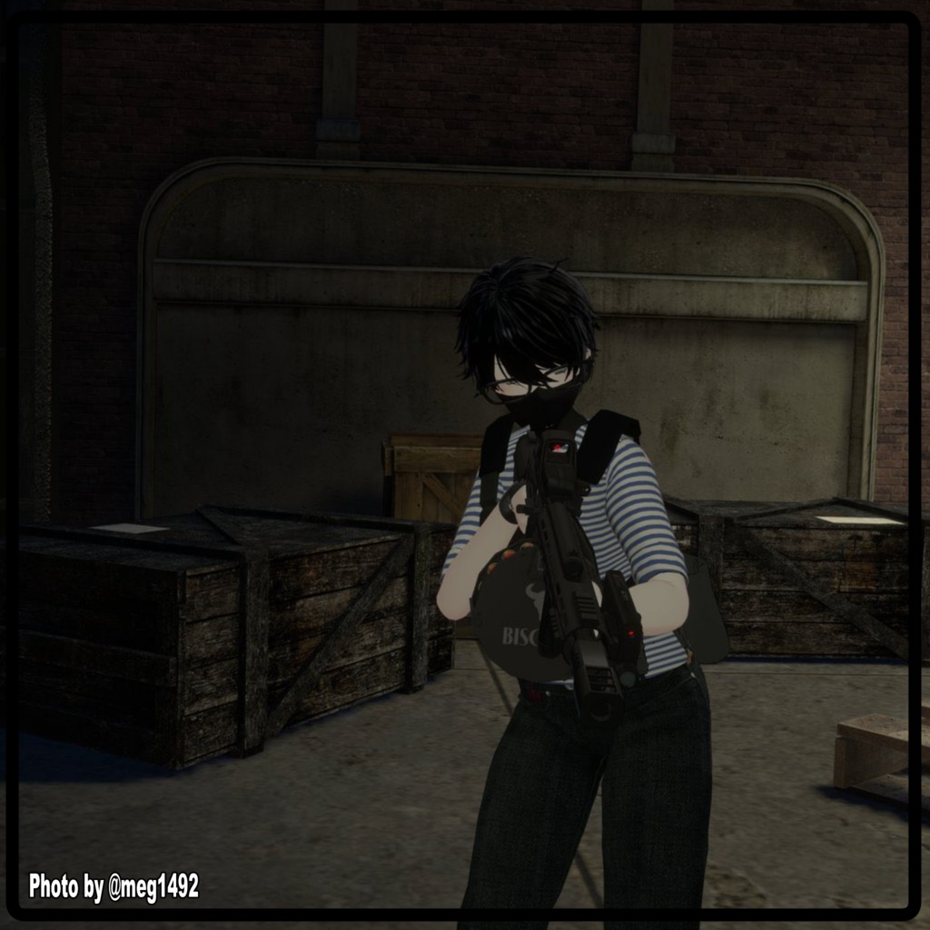 【森羅・桔梗対応】しましまシャツ