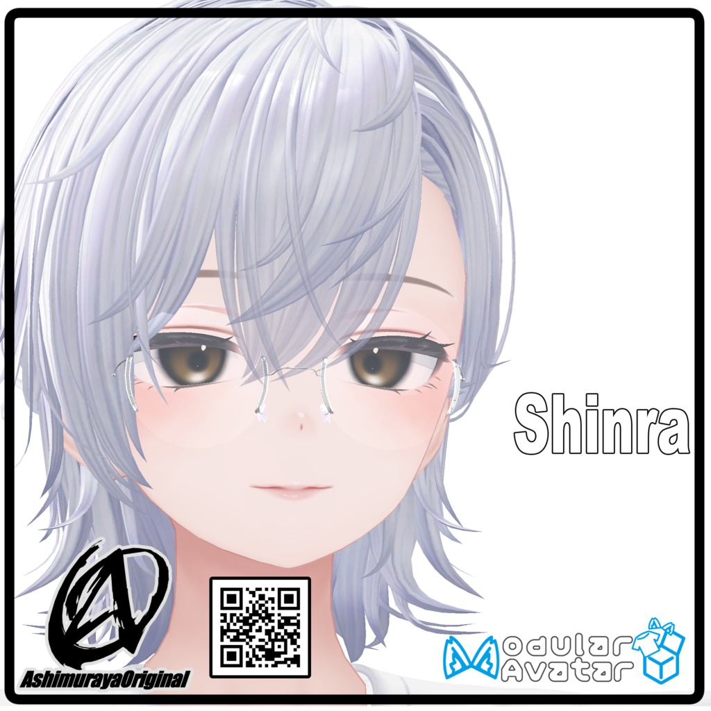 【 #脚村屋】WC's Round Glass【12アバター対応】