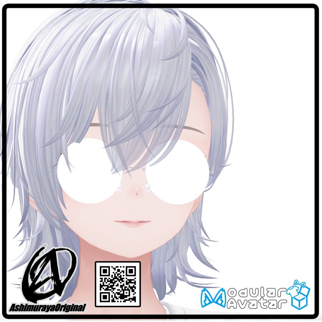 【 #脚村屋】WC's Round Glass【12アバター対応】