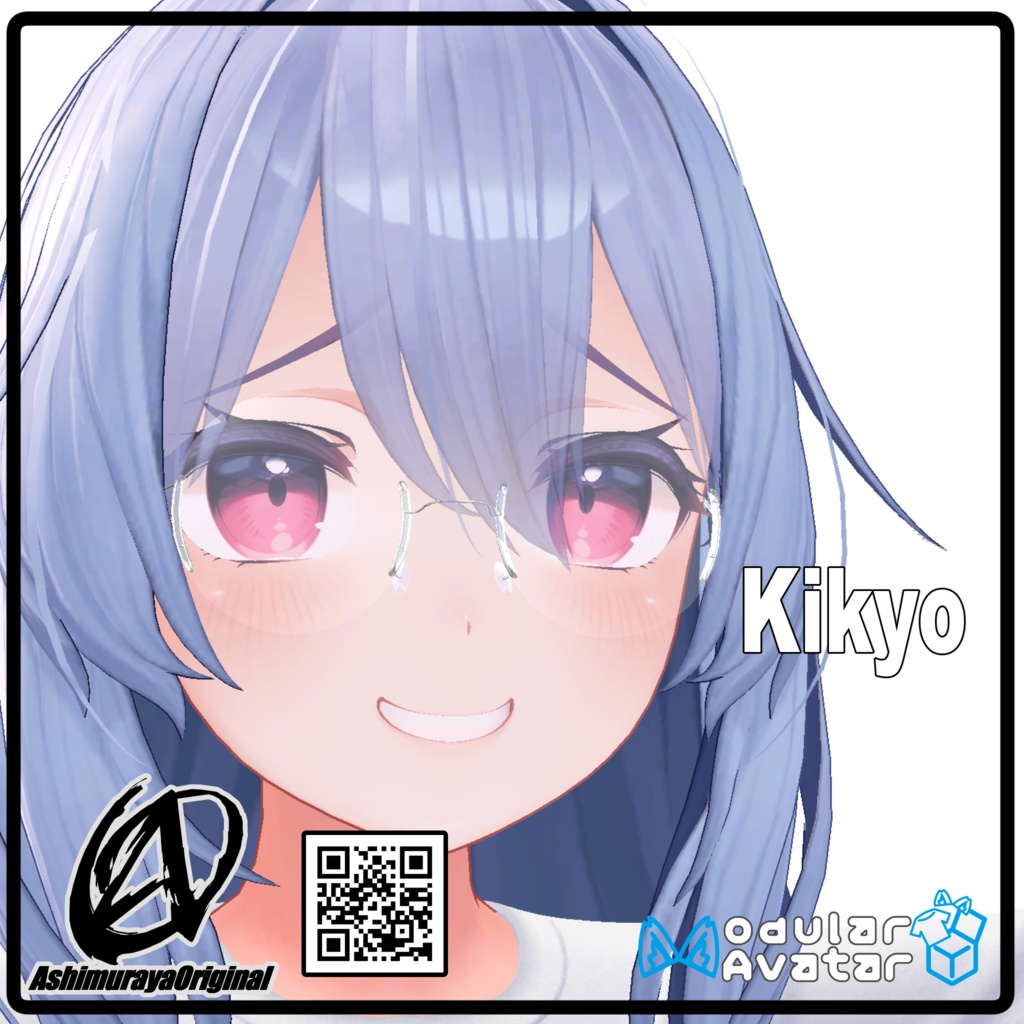 【 #脚村屋】WC's Round Glass【12アバター対応】