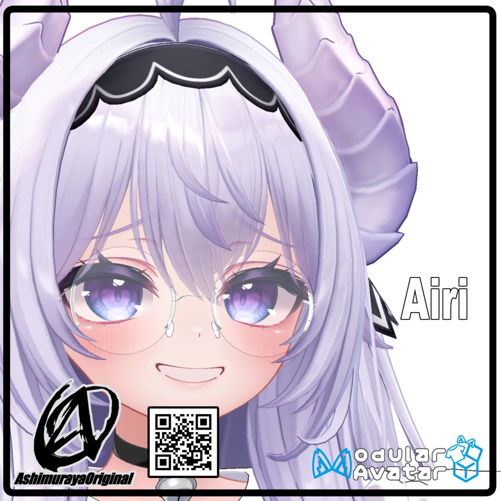 【 #脚村屋】WC's Round Glass【12アバター対応】