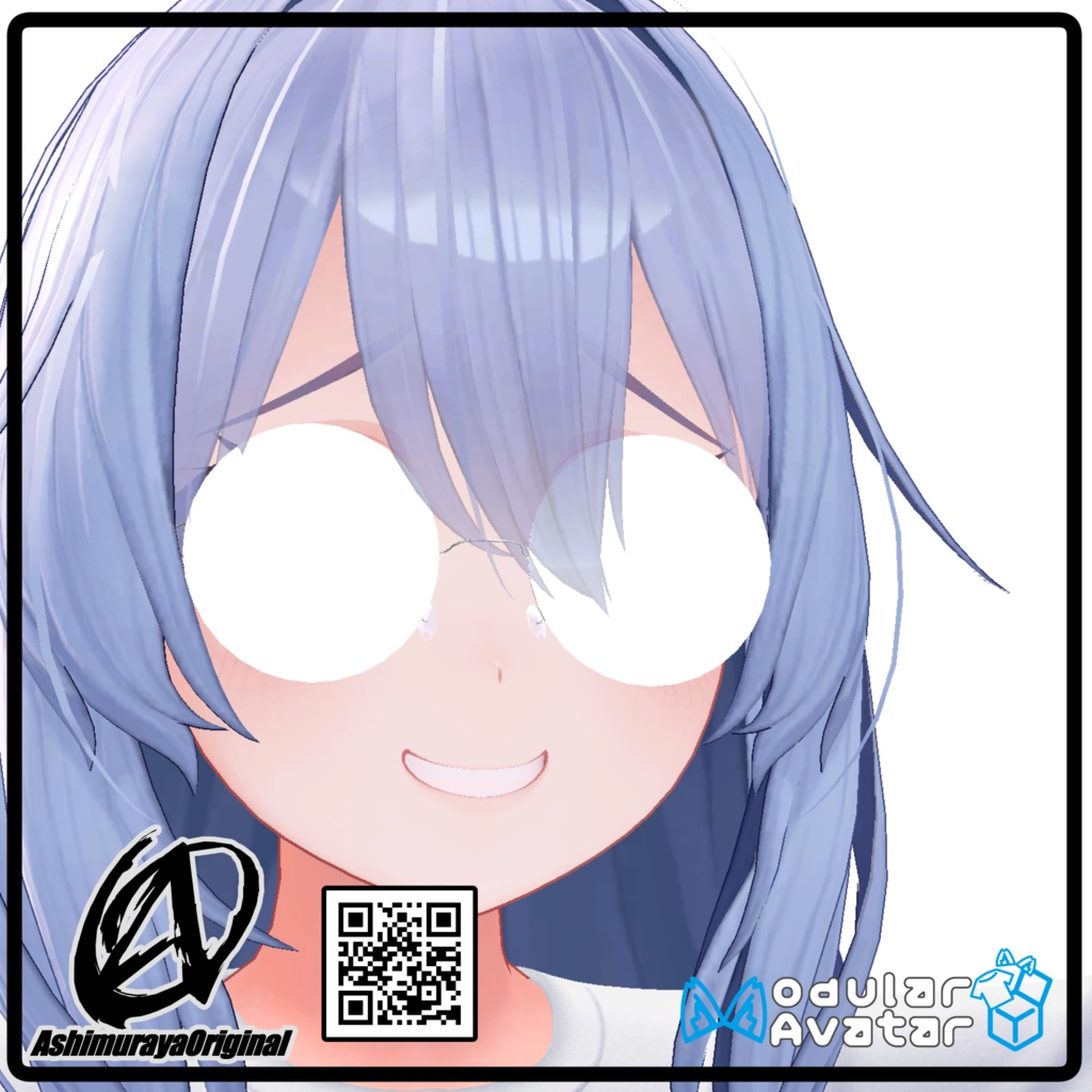 【 #脚村屋】WC's Round Glass【12アバター対応】