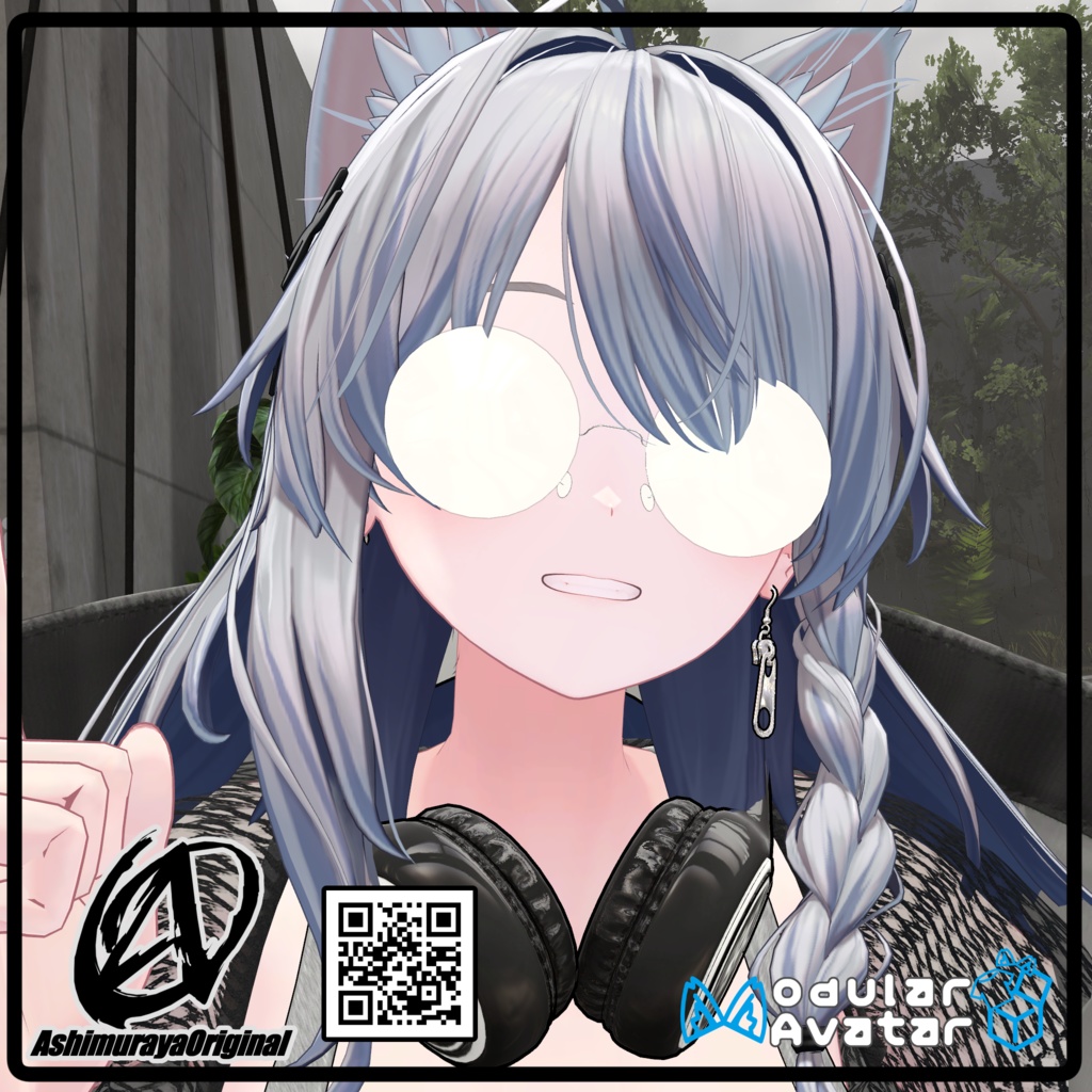 【 #脚村屋】WC's Round Glass【12アバター対応】