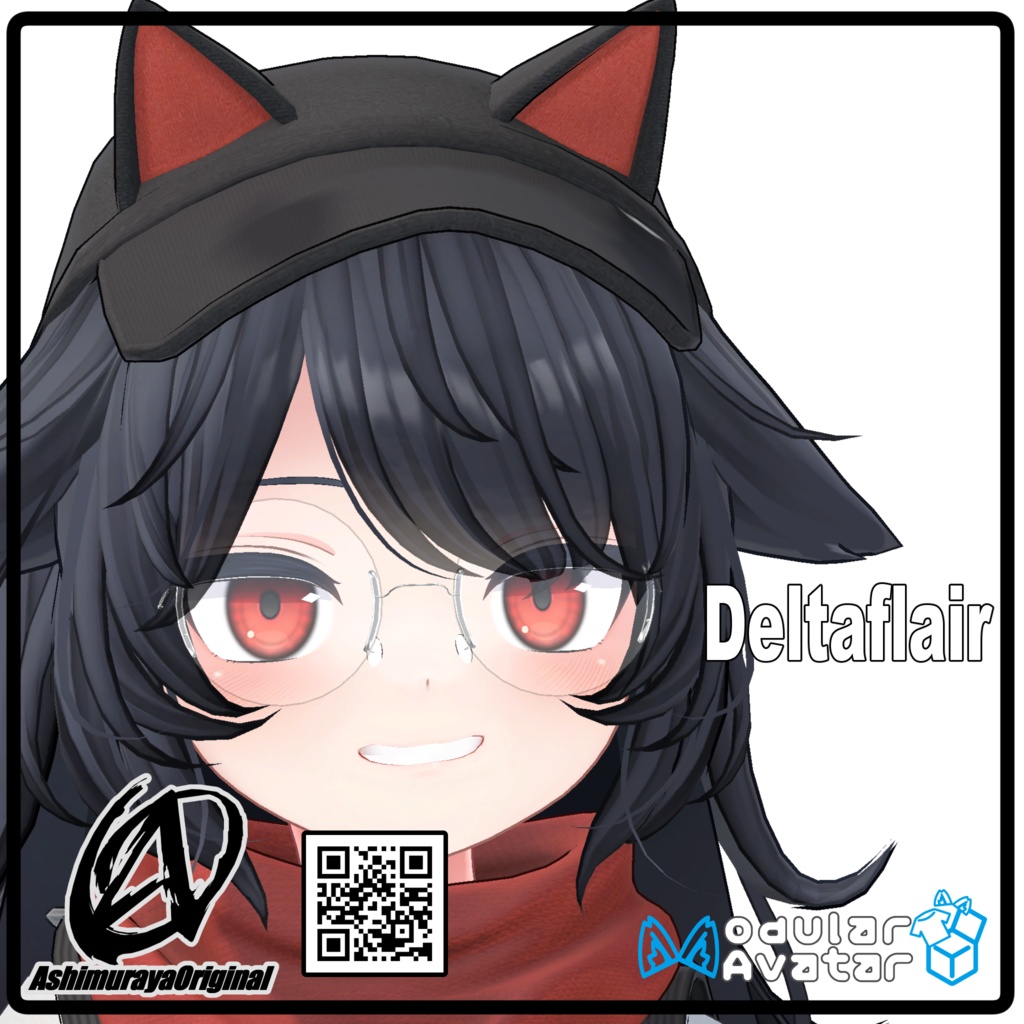 【 #脚村屋】WC's Round Glass【12アバター対応】