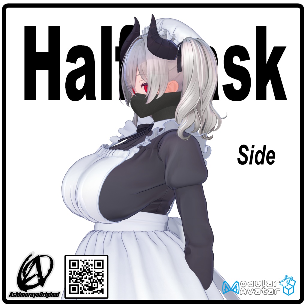 【ミルティナ用】ハーフマスク - Halfmask -【MA対応】