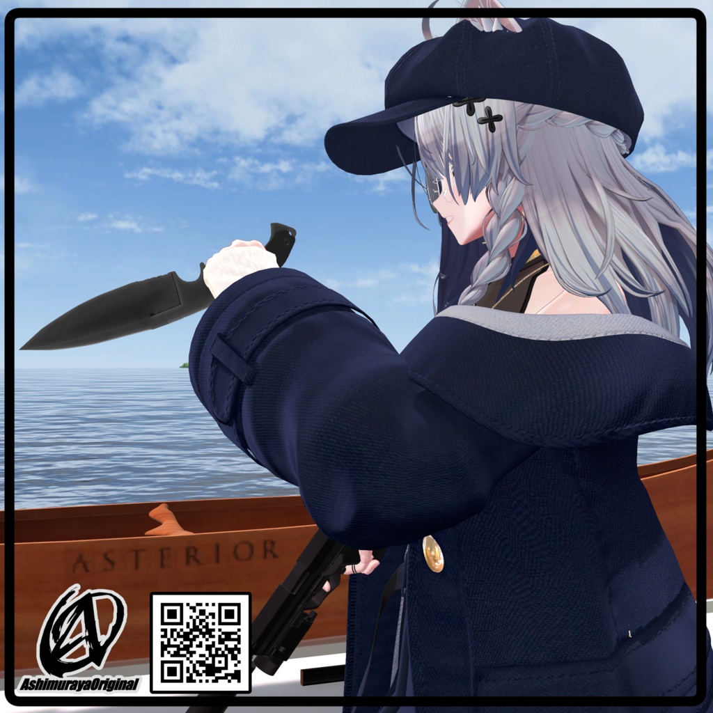 【Free】【Booth 2000フォロワー記念品】TATANG Throwables Knife【MOM GET THE CAMERA!!!】