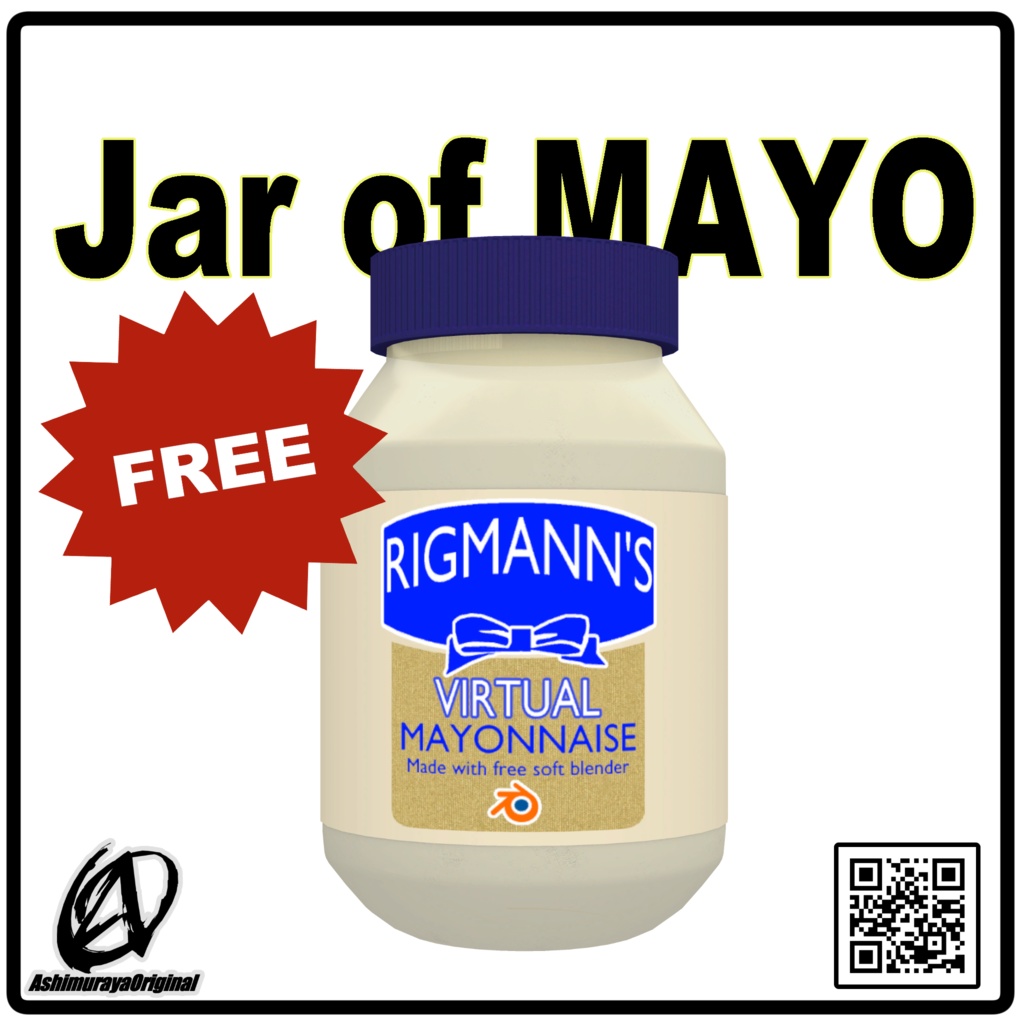 【無料】Jar of MAYO【Free】