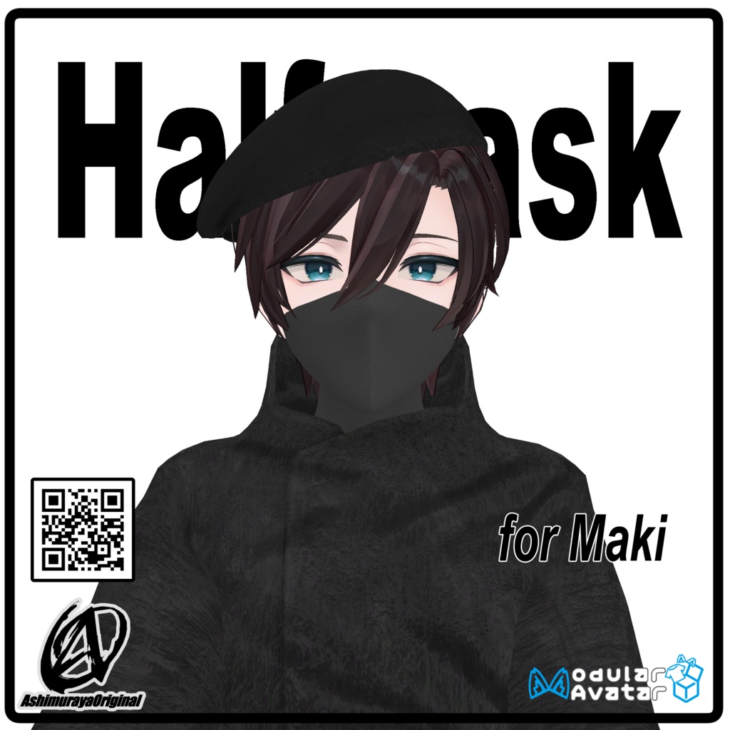 【碼希用】ハーフマスク - Halfmask -【MA対応】
