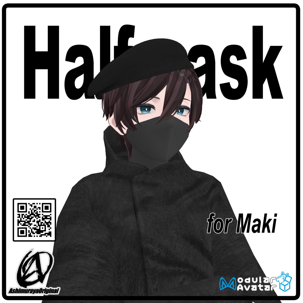 【碼希用】ハーフマスク - Halfmask -【MA対応】