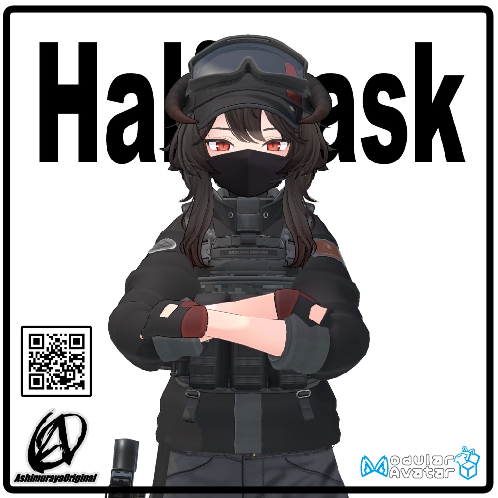 【リーサルフリート用】ハーフマスク - Halfmask -【MA対応】