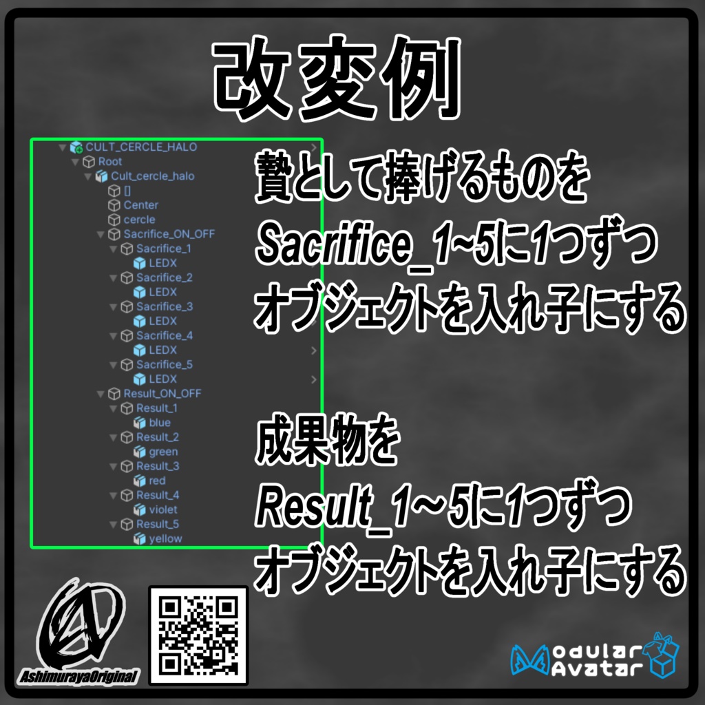 発売記念セール【複数アバター対応】カルトサークルヘイロー Cult Circle Halo【MA対応】