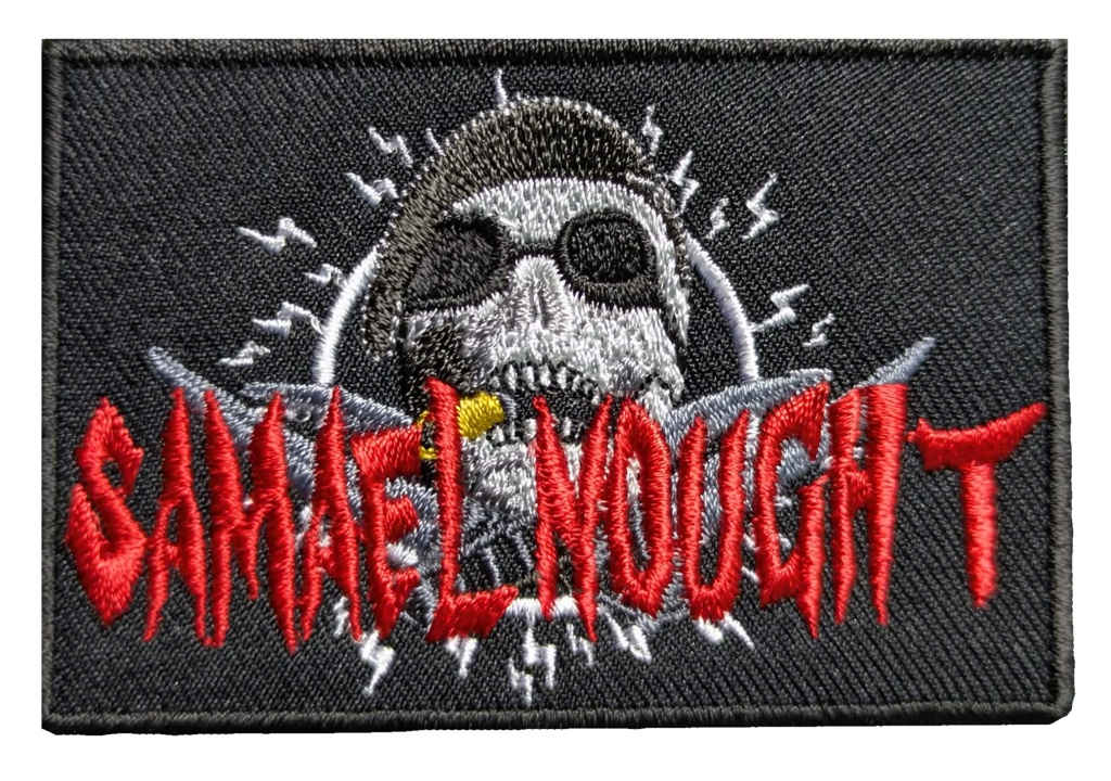 【6/27時点～予約受付】【オリジナルパッチ】SAMAEL NOUGHT 刺繍パッチ