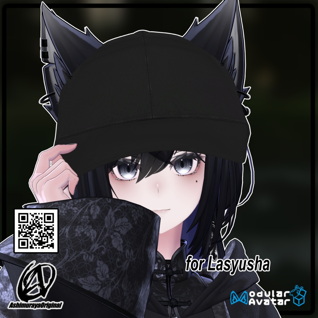 【複数アバター対応】ベースボールキャップ - Base Ball Cap -【 #脚村屋】