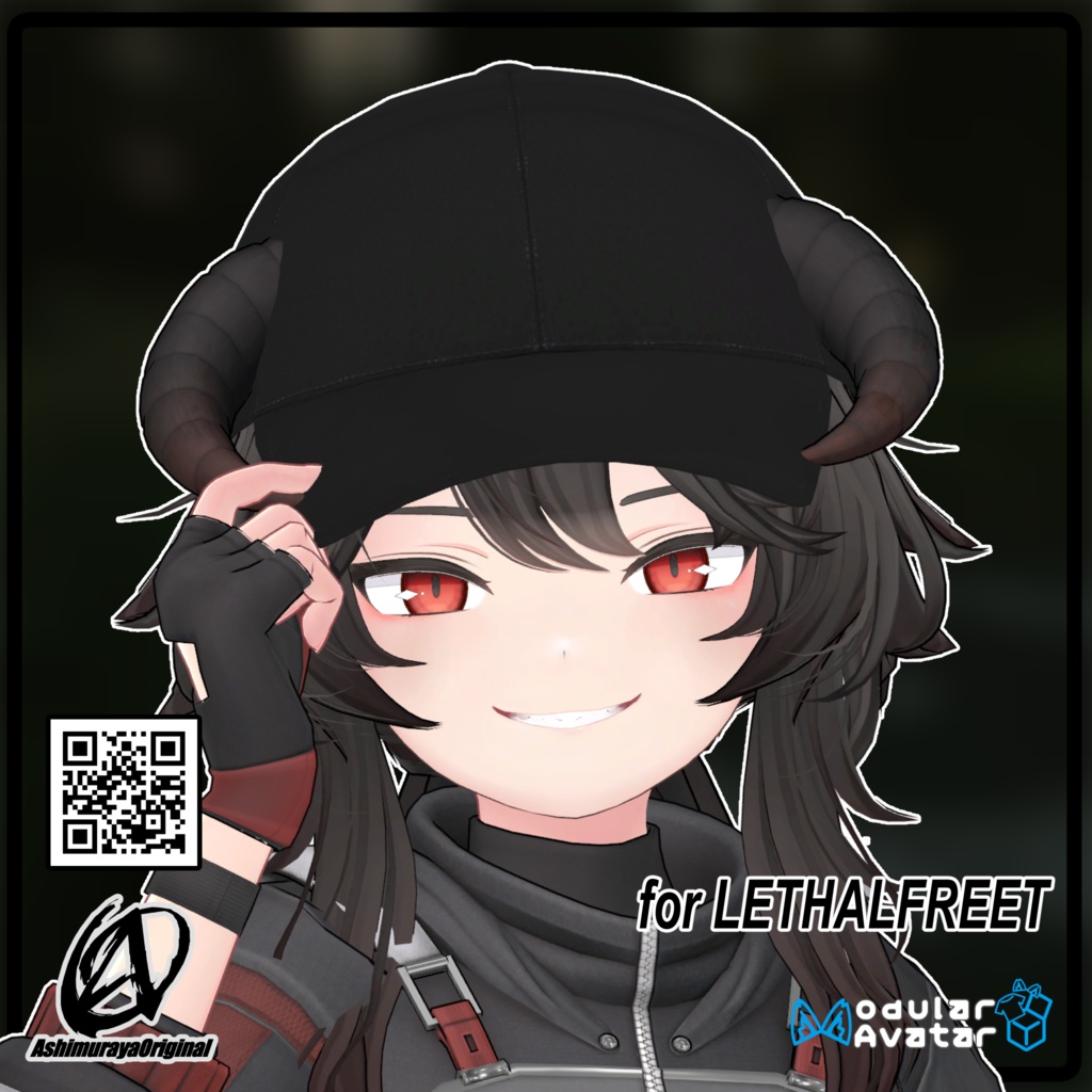 【複数アバター対応】ベースボールキャップ - Base Ball Cap -【 #脚村屋】