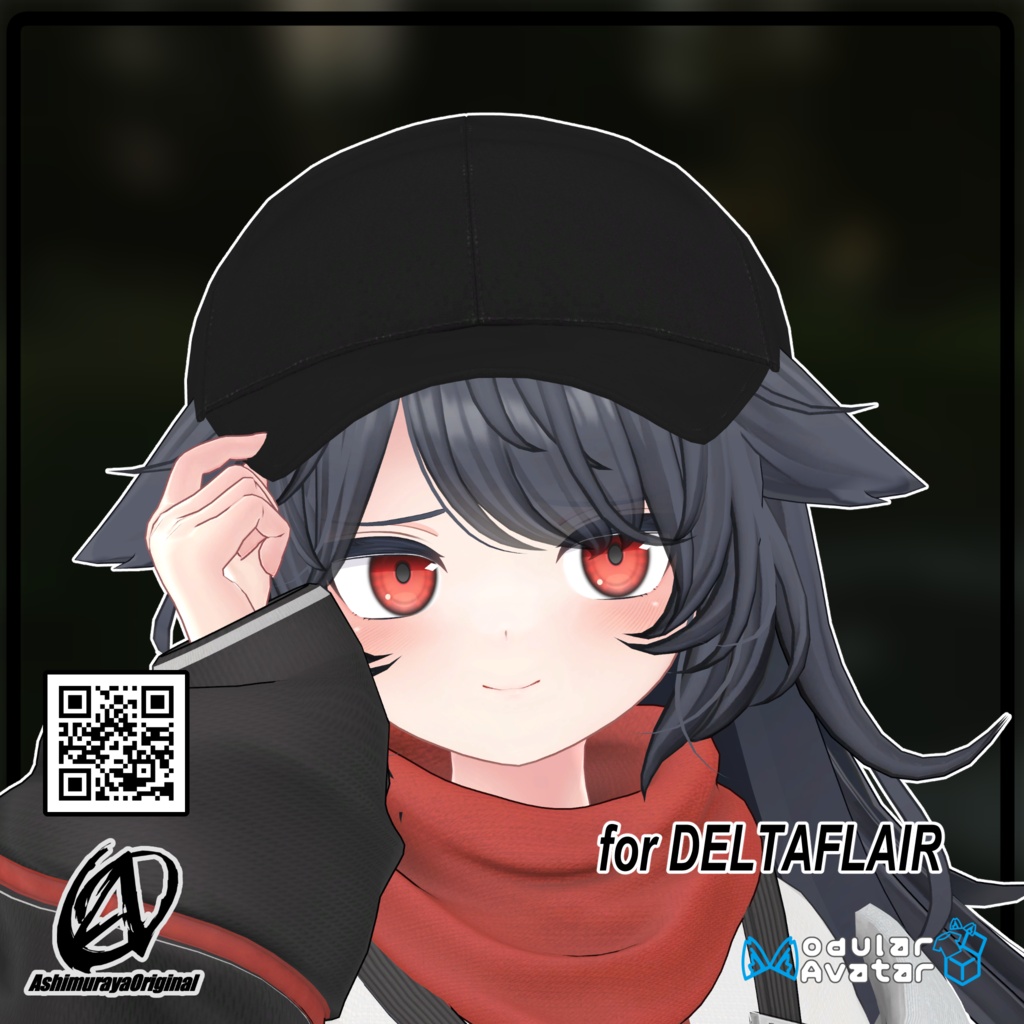 【複数アバター対応】ベースボールキャップ - Base Ball Cap -【 #脚村屋】