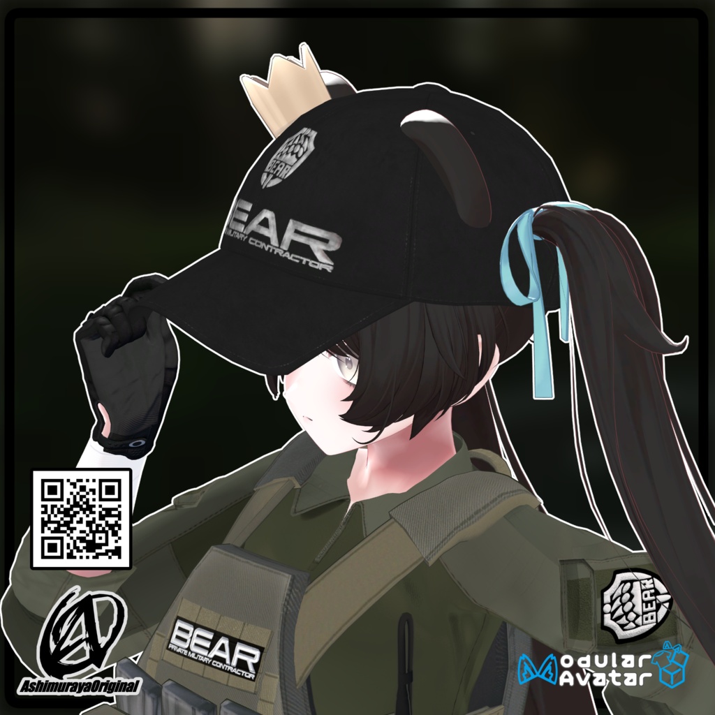 【複数アバター対応】ベースボールキャップ - Base Ball Cap -【 #脚村屋】