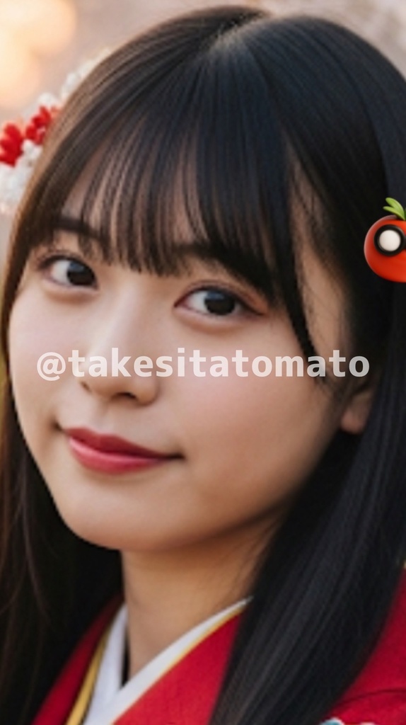 富間田堵麻美スマホ用壁紙 - 紅蕃ノ刻
