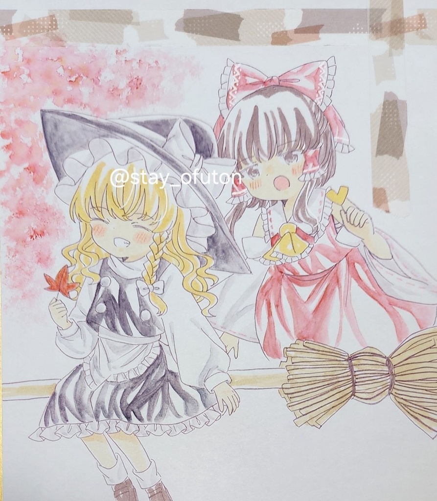 レイマリ中色紙