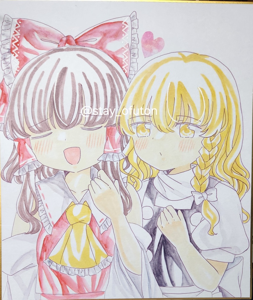 レイマリ中色紙