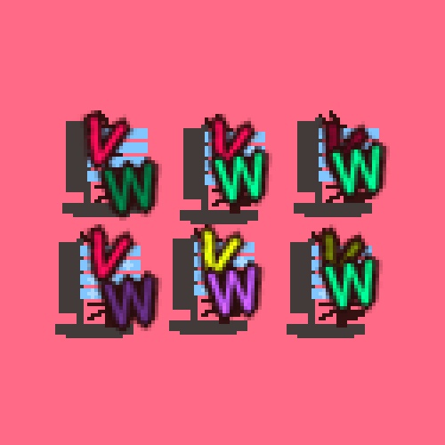 ドキチキVW 配布アバター（pictSQUARE）バド〇ド団（VW）１種