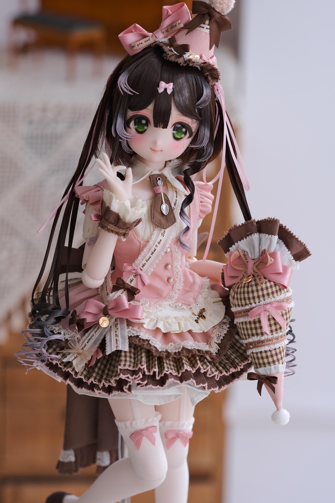 【受注生産】見習パティシエ　キャストドール　ドール衣装　1/4 1/6 スケール　MDD　MSD BJD ブラインドドール　DOLL