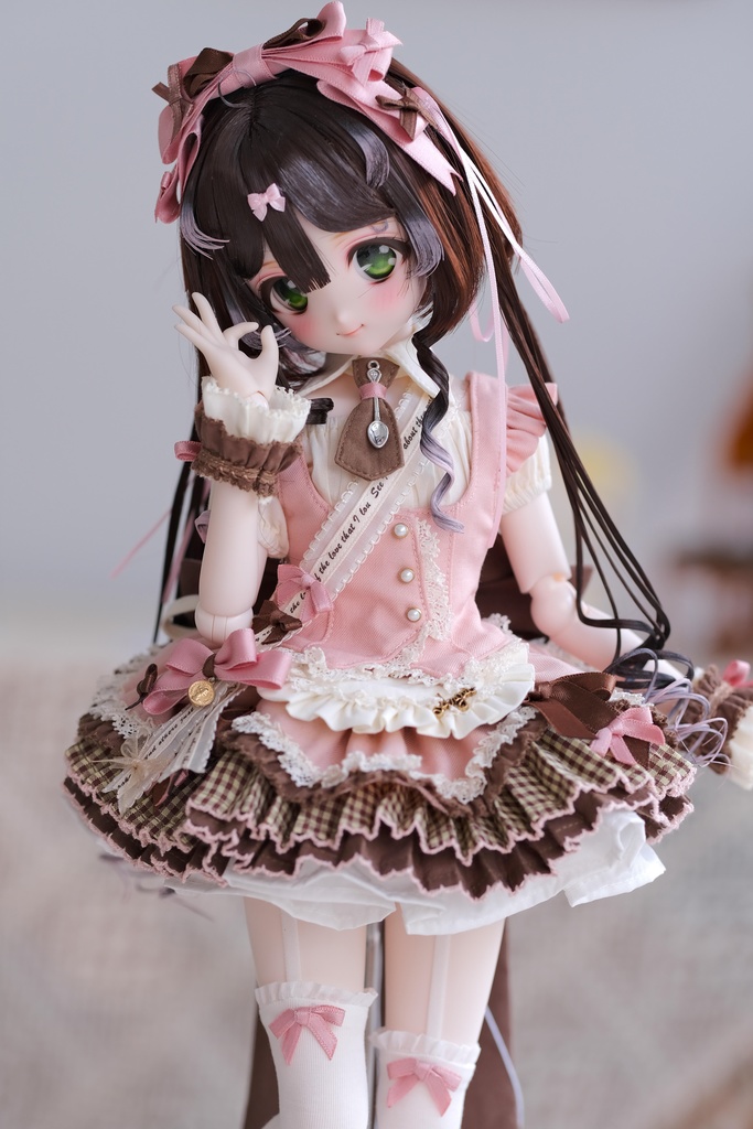 【受注生産】見習パティシエ キャストドール ドール衣装 1/4 1/6 スケール MDD MSD BJD ブラインドドール DOLL