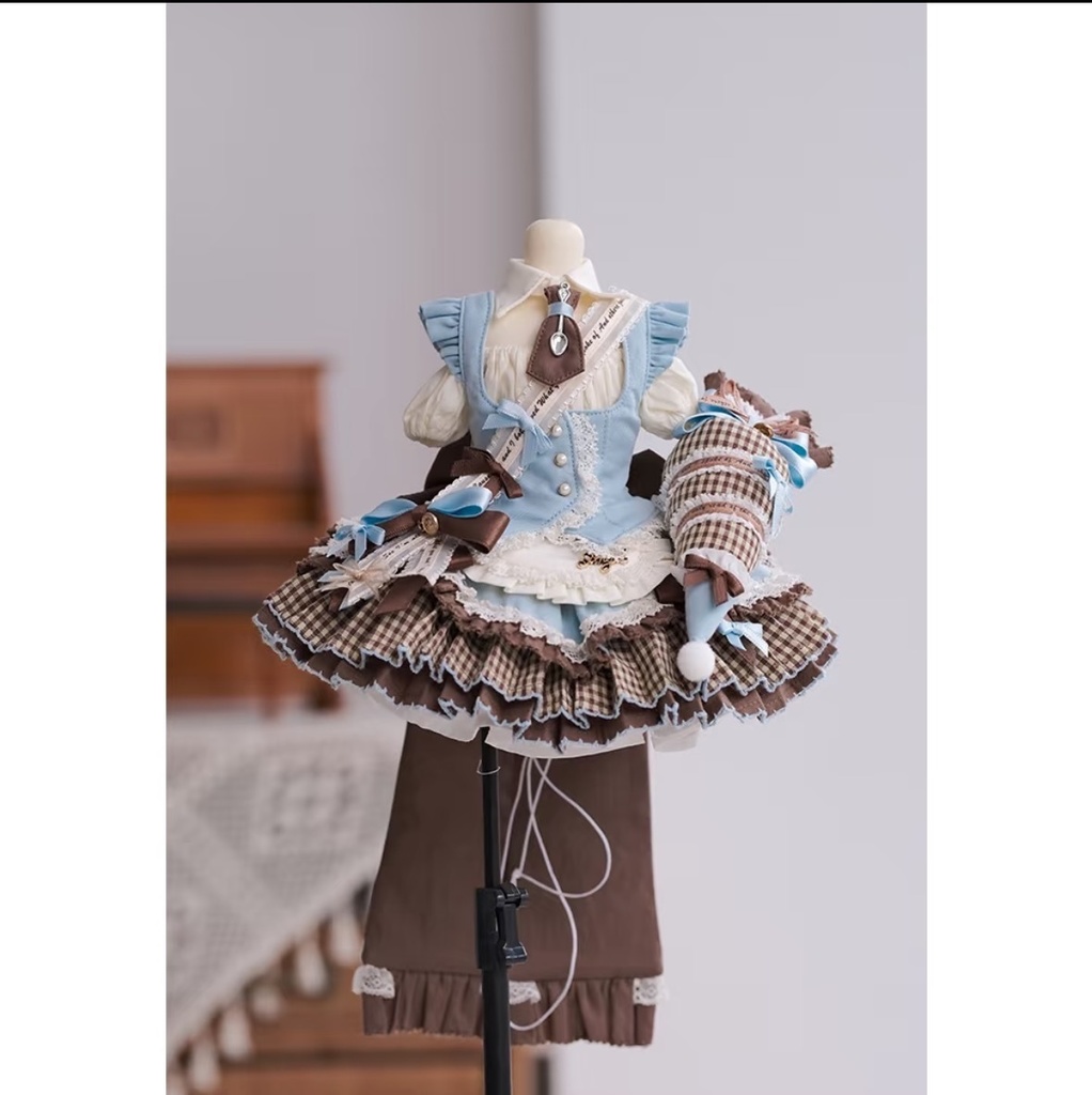 【受注生産】見習パティシエ キャストドール ドール衣装 1/4 1/6 スケール MDD MSD BJD ブラインドドール DOLL