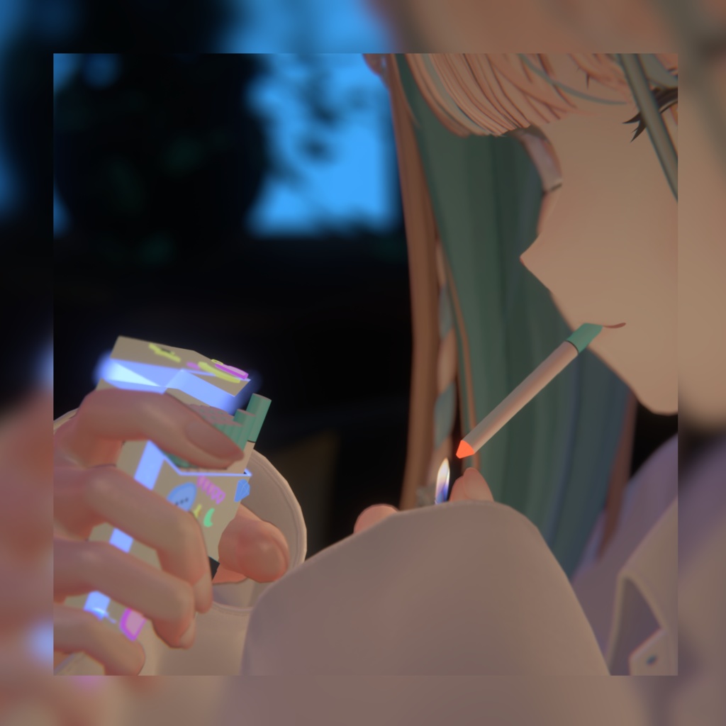 【さたにあ式タバコギミック対応】差し替えモデル Pastel Cigarette Case #Levy_shop