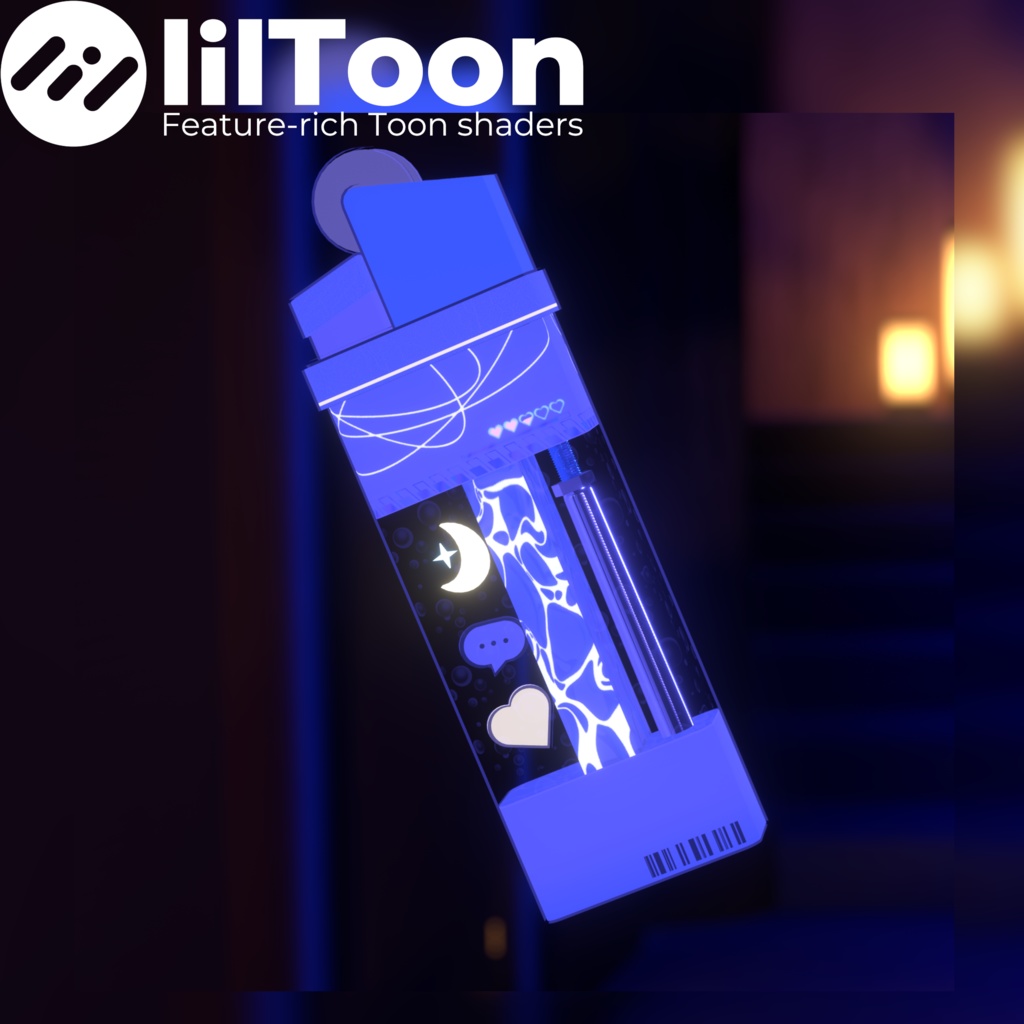 【さたにあ式タバコギミック対応】差し替えモデル Pastelclear Lighter #Levy_shop