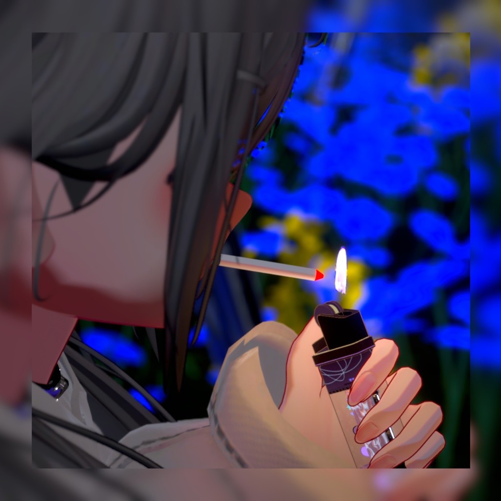 【さたにあ式タバコギミック対応】差し替えモデル Pastelclear Lighter #Levy_shop