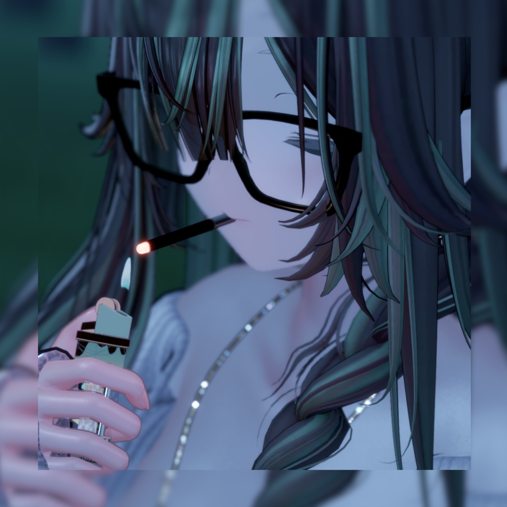 【さたにあ式タバコギミック対応】差し替えモデル Pastelclear Lighter #Levy_shop