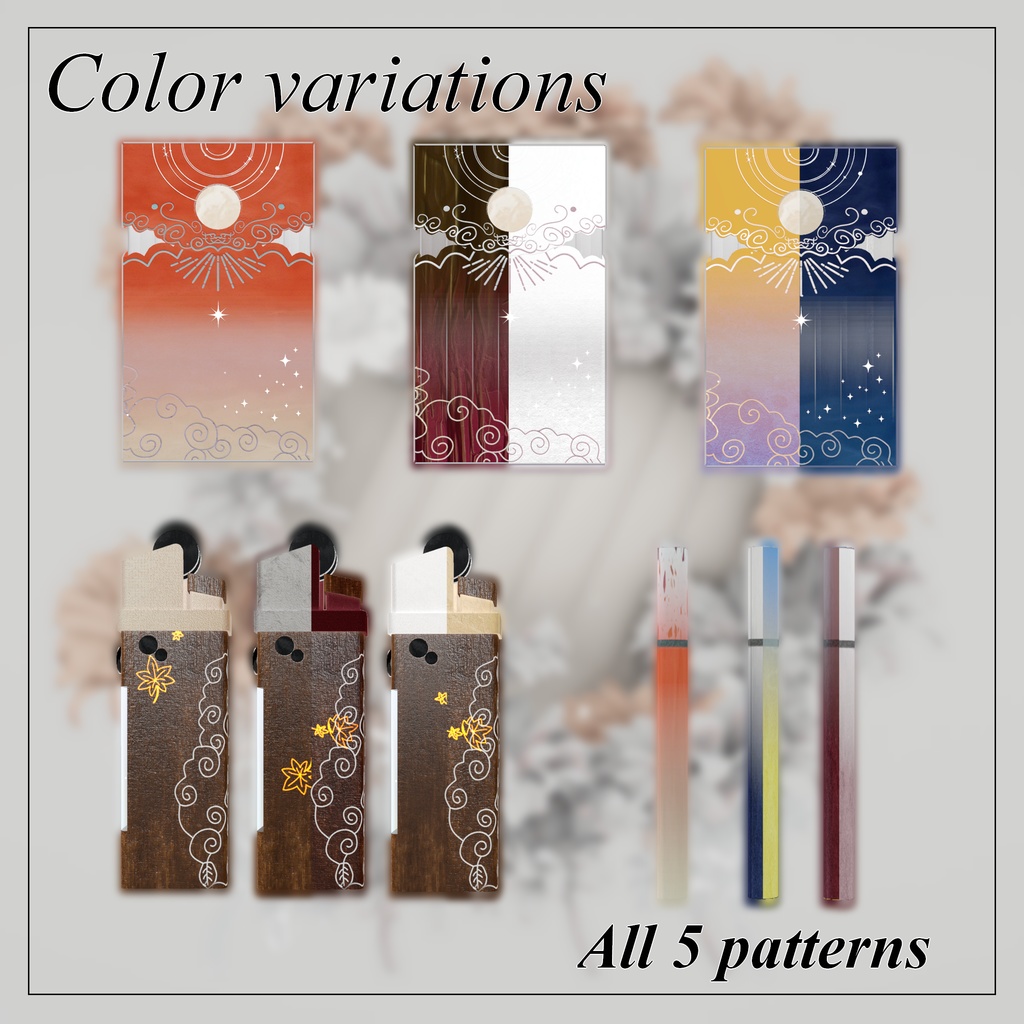 【さたにあ式タバコギミック対応】差し替えモデル 煌月 #Levy_shop