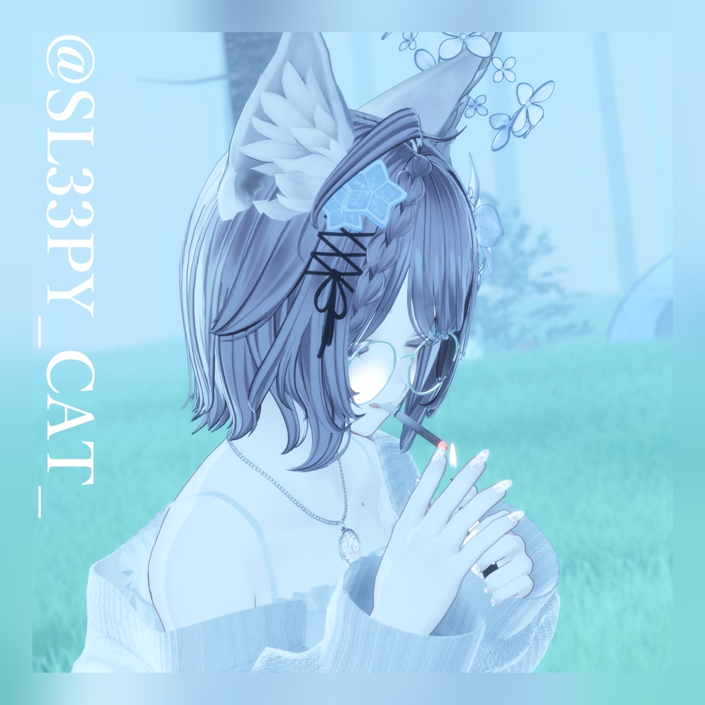 【さたにあ式タバコギミック対応】差し替えモデル 煌月 #Levy_shop