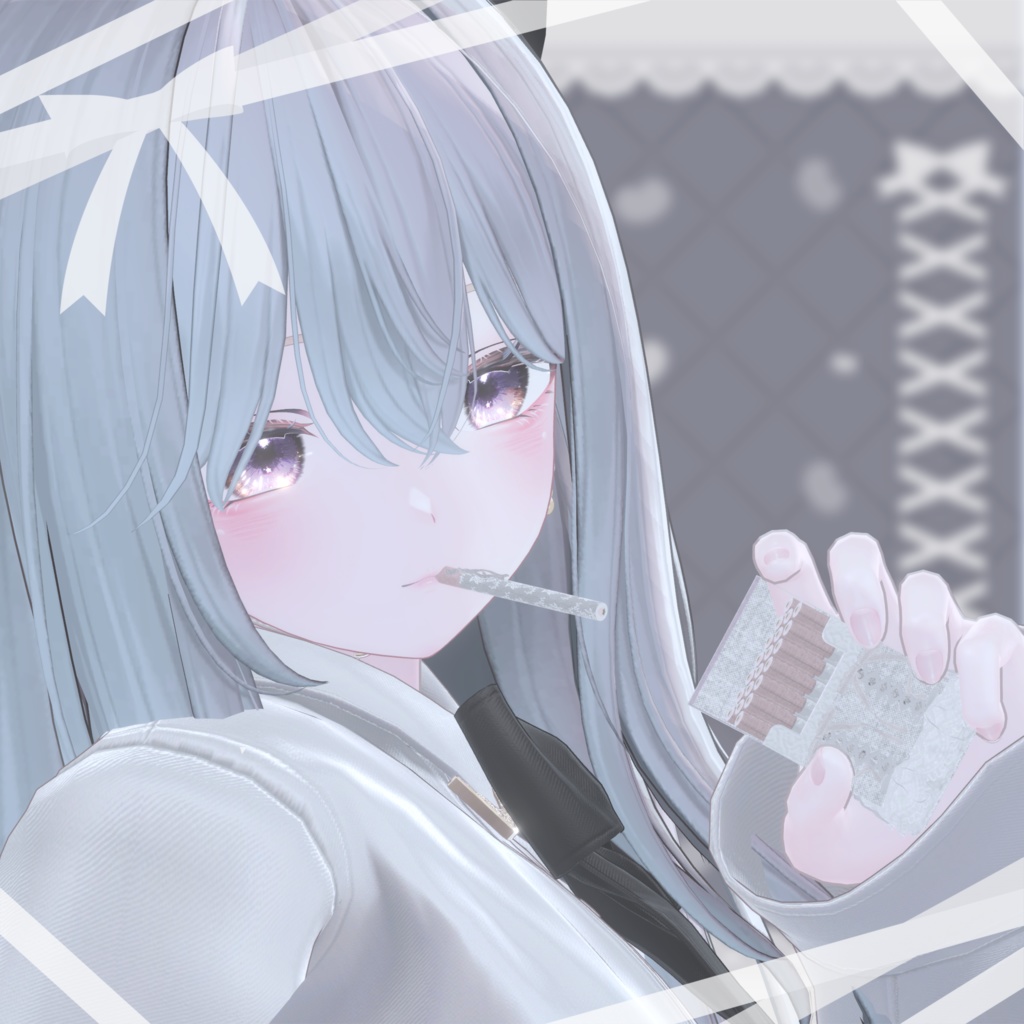 【さたにあ式タバコギミック対応】差し替えモデル Strawberry Lace #Levy_shop