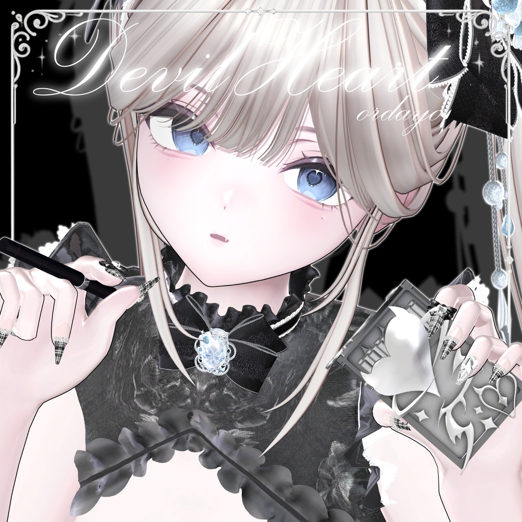 【さたにあ式タバコギミック対応】差し替えモデルDevil Heart #Levy_shop