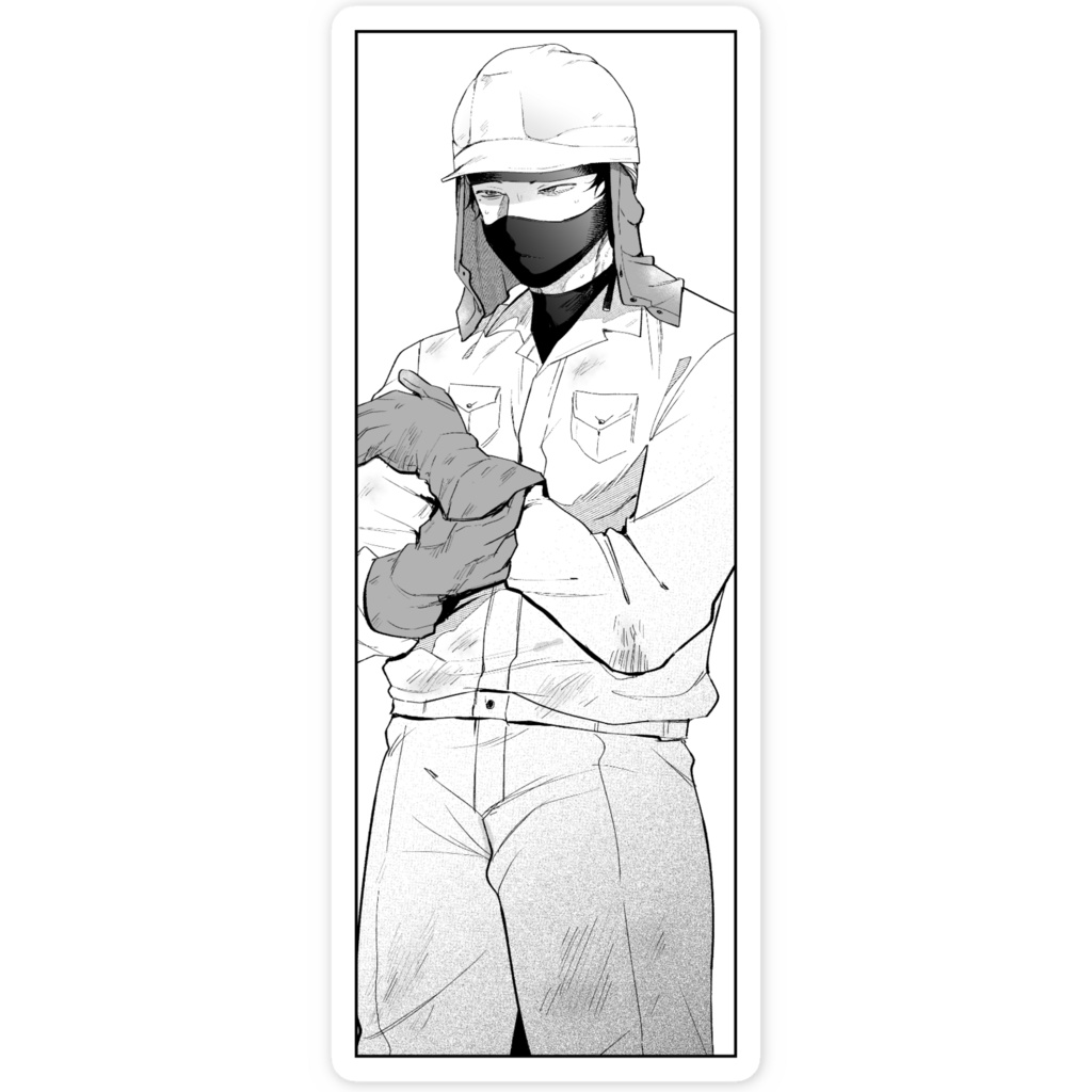 納屋くん スマホステッカー