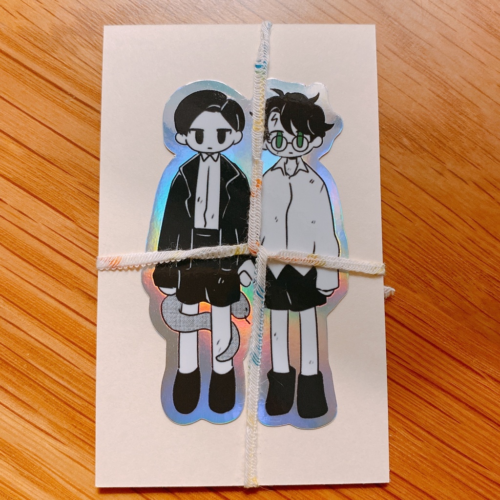 逆行リドハリ［tomarry］ダイカットホログラムステッカー