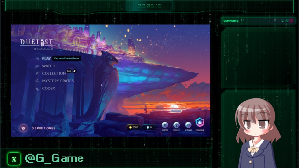 【無料】サイバーパンク風動く配信オーバーレイ