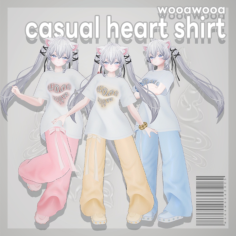 【 Sio 転用 】casual heart shirt★