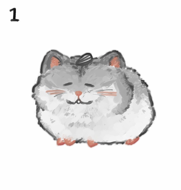 ハムスターのイラスト素材