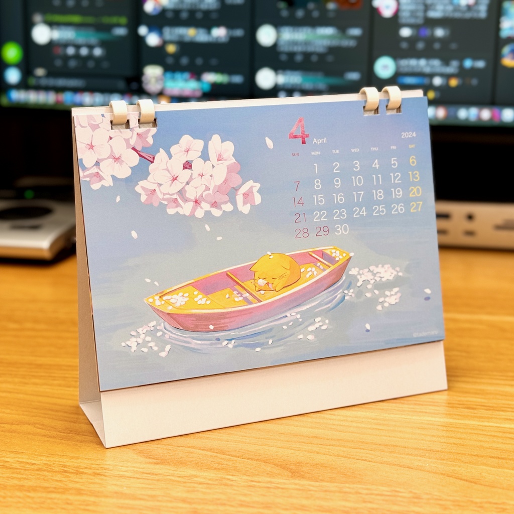 【販売終了】Misskey.io カレンダー2024年4月~2025年3月