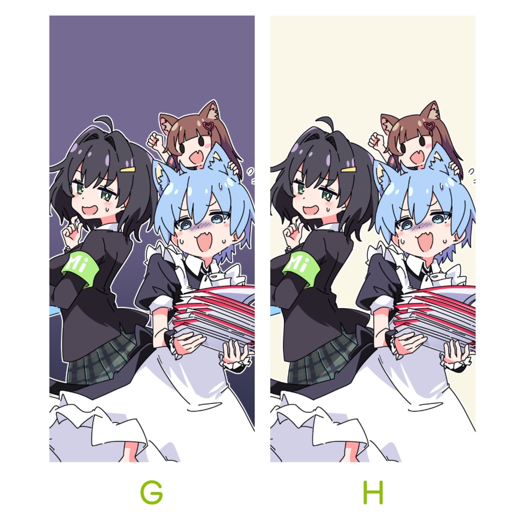 Ixy氏描きおろしMisskey.io公式メモリアルイラスト