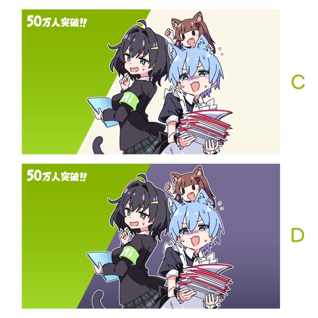 Ixy氏描きおろしMisskey.io公式メモリアルイラスト