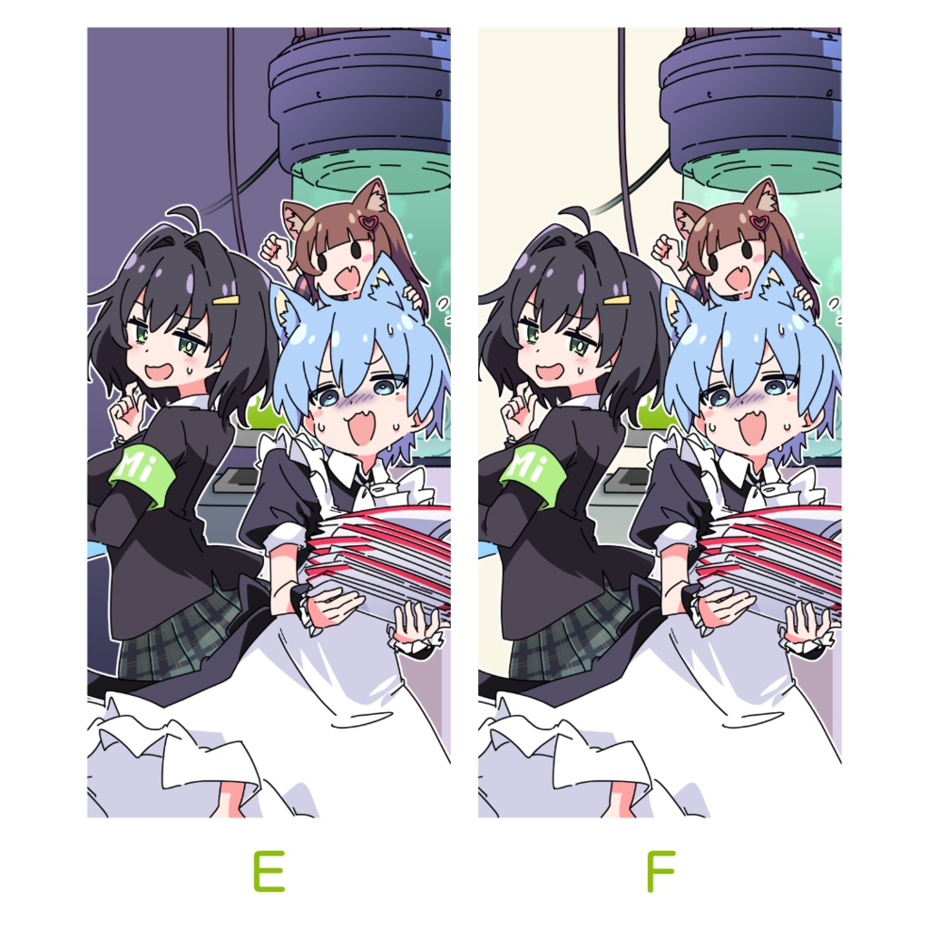 Ixy氏描きおろしMisskey.io公式メモリアルイラスト