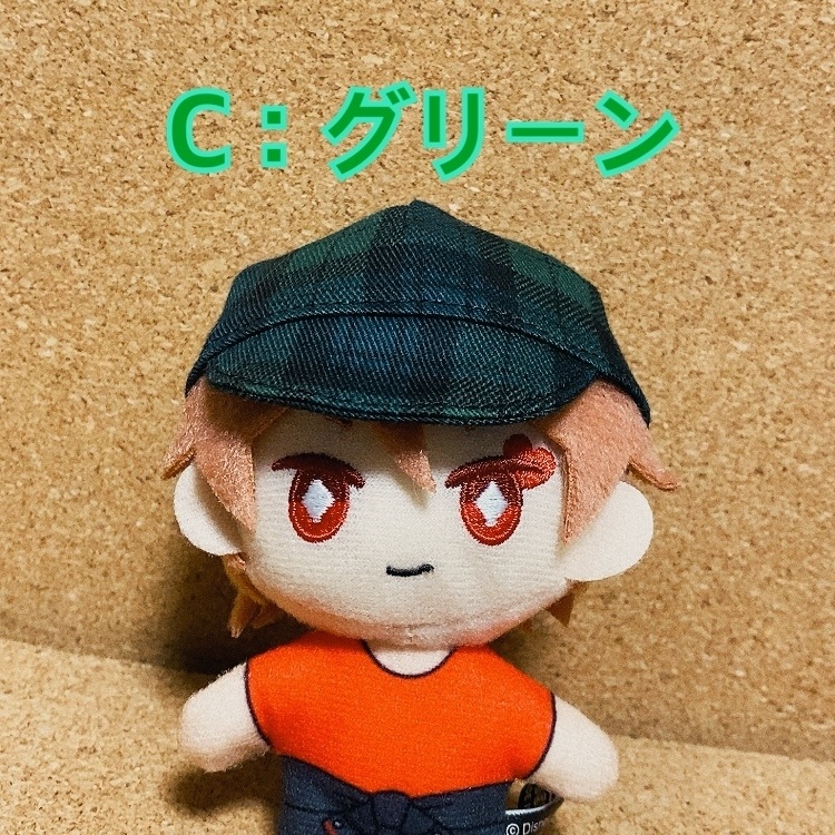 10cmぬい用 チェック柄のキャップ