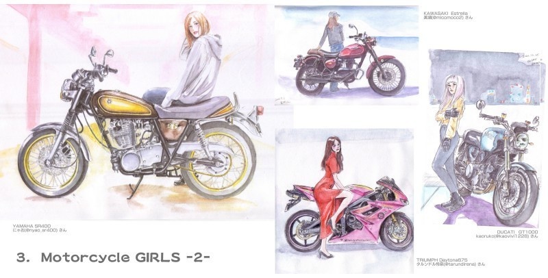 【匿名配送】ZONN'sMotorcycle Illustrations 2