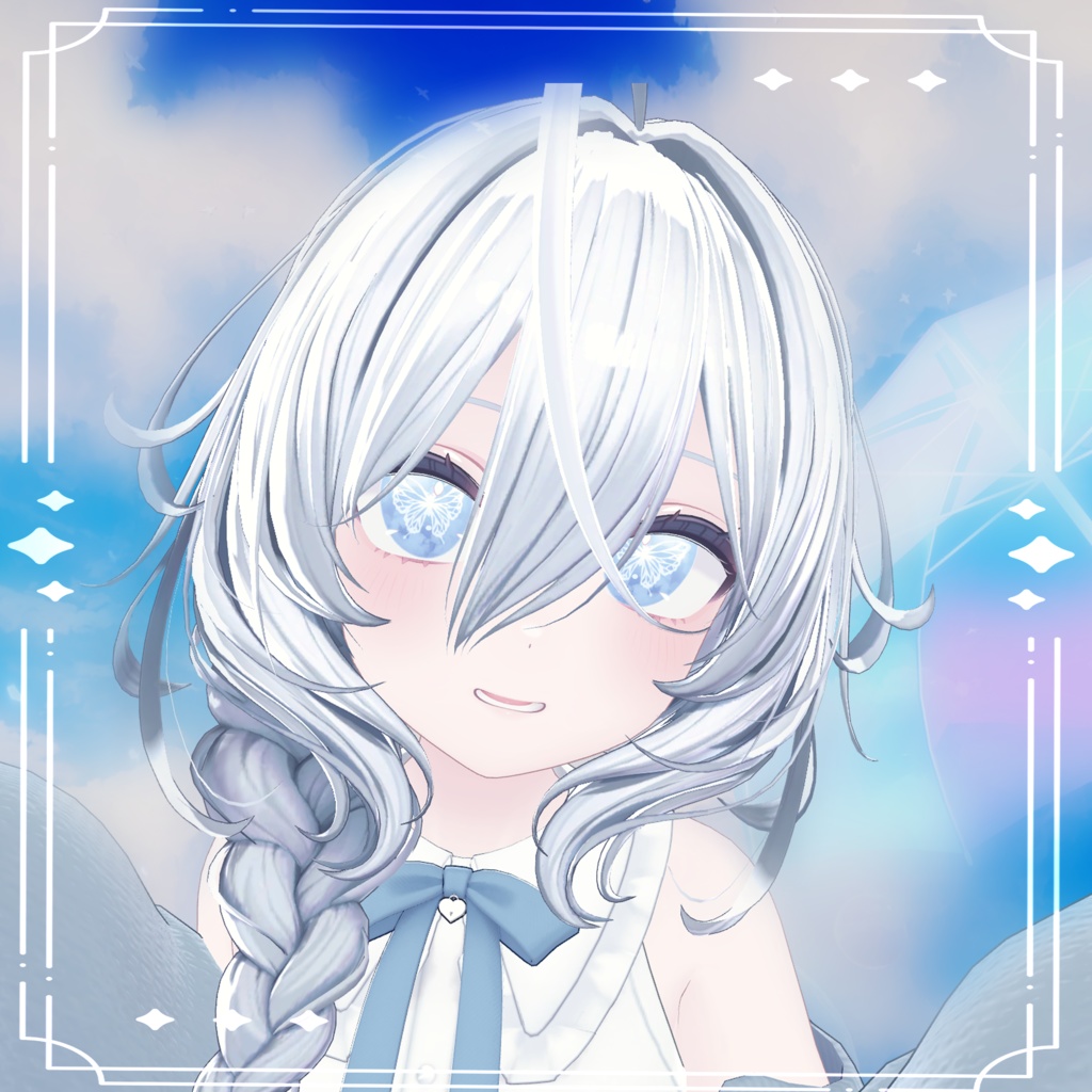 〈4アバター対応/期間限定半額〉きらきらちょうちょアイ